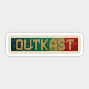 OUTKAST  - RETRO COLOR - VINTAGE Sticker